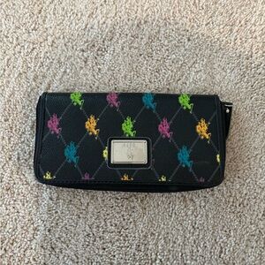 US Polo Association  Black Wallet